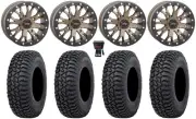 System 3 SB-4 15" Wheels Bronze (6+1) 32" Tricera Tires Pioneer 1000 / Talon