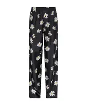 Moschino Daisy Printed Elastic Waist Pants IT40,IT44 Black