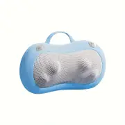 NNETM 3D Massage Pillow with Heat Function (Blue)