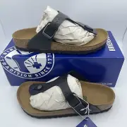 Birkenstock 541951 Gizeh Sandals, Graceful Licorice, Regular Fit 37/W6/M4