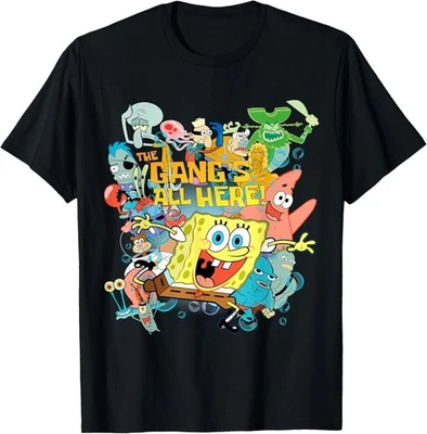 Spongebob Squarepants The Gangs All Here! T-Shirt