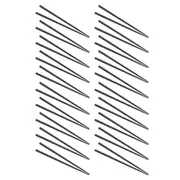 20PK D.Line Lacquered Wooden Chopstick Dinnerware Food Noodles Utensil Black