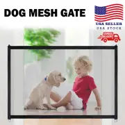 Baby Pets Dog Cat Safety Gate Mesh Fence Indoor Outdoor Puppy Dog 110CM 180CM
