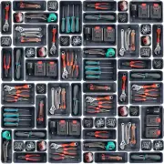 45 Pack Tool Box Organizer Tray, 3-Sizes Tool Box Organizers and Storage, for Ha