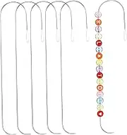 MOKKHNB 6Pcs Curved Beading Needles Bead Threading Tool for Efficient Jewelry Making Compatible with Bead Spinners for Craft Projects