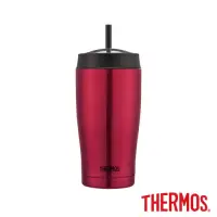 在飛比找博客來優惠-【THERMOS 膳魔師】不鏽鋼真空吸管隨行瓶0.65L -