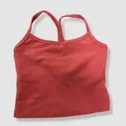 $65 Beyond Yoga Women's Pink Spacedye Slim Racerback Cropped Tank Top Size XXS
