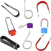 6 PCS Wheel Bolt Cap Cover Removers Tool Set, Tyre Nut Center Cover Cap Puller Tweezers Removal Tool, Bolt & Nut Covers Key for Cars