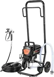 VEVOR Stand Airless Paint Sprayer, 950W 3000PSI High Efficiency Electric Airless Sprayer with Cart, Fine and Even Painting Effect, Paint Sprayers for Home Interior and Exterior Furniture and Fences