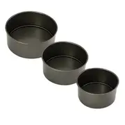 Bakemaster Loose Base Round Deep Cake Pan - 18x8cm