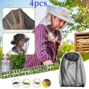 4pcs Mesh Mosquito Head Net Outdoor Pack of 4 Face Neck Fly Netting Hood