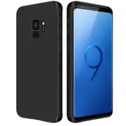 MCC For Samsung Galaxy S9 Soft Liquid Silicone Shockproof Case Cover G960 [Black]