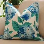 Hydrangeas Decorative Cushion Cover | Free Shipping AUS | 50x50cm | Blue