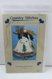 Country Stitches The Heart of Christmas Pattern 15" Angel #189