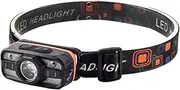 Headlamp Light - 800mAh Rechargeable Headlamp | Powerful Motion Sensor | Waterproof Bright Sensor Light | Adults Adjustable for Camping, Hiking, Fishing, Mining Adventure Backpacking