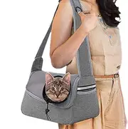 Pet Carrier Bag - Carrying Bag Cat Carriers | Breathable Travel Pet Carrier, Adjustable Dog Carrier, Dog Carry Bag Puppy Carrier with Storage Pocket, Travel Accessories