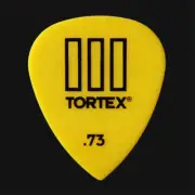 Dunlop Tortex TIII III Yellow 0.73mm Picks Plectrums 1 2 3 4 5 6 10 12 20 24 36