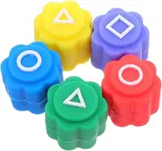 SUPVOX Gongji Game 5 Piece Set Traditional Korean Stone Grabbing Toy Enhance Boys and Girls' Coordination Fun for Ages