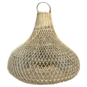 Coastal Boho Beach Rattan ceiling lampshade Home Decor LIghting