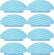 YBVABE Mop Pads for Ecovacs Deebot T8, T9, N8 Pro, N10, NEO Robot Vacuums - 8 Pack Washable Replacement Mopping Mops