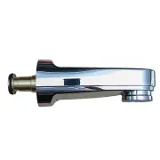 Delta Pull-Down Diverter Tub Spout, 1/2" Connection, Chrome Finish