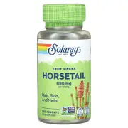Solaray, True Herbs, Horsetail, 100 VegCaps (440 mg per Capsule)