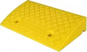Non-Slip Duty Plastic Threshold Ramp for Wheelchairs, Scooters and Vehicles - Durable Portable Transition Ramp for Doorways Driveways Sidewalks(Yellow,50 * 27 * 12cm)