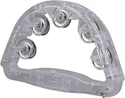 Yardwe 2Pcs Flashing LED Neon Light Up Tambourine for Party Cheering Bar Dancing Sensory Play Equipment