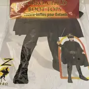 Zorro Boot Tops Childs Halloween Costume Accessory - NEW!