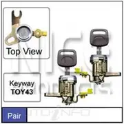 Nice Door Lock Barrel - Pair, NDL11Z