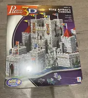 Wrebbit Puzz 3D King Arthur's Camelot 44159 608 Piece Jigsaw Puzzle Castle - New