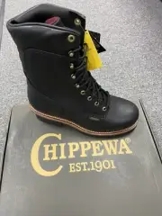 Men's Chippewa 59410 9" Crazy Horse Logger 11 EEE Insulated Waterproof Steel NEW