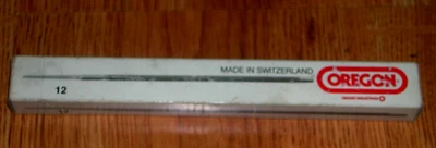 3/16" 4.76 ROUND CHAIN SAW FILES * OREGON * SWISS MADE * 12/BOX 1 DOZEN * NEW *