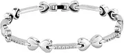 [TOPGRILLZ] Anklets for Women - 2 mm Heart Bows Design 14K Gold Plated 5A Cubic Zirconia Ankle Bracelets with Fold Over Clasp - Summer Beach Jewelry, 8 IN / 9 IN / 10 IN