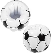 Vaguelly Inflatable Football Ice Bucket Convenient Ice Container for Parties Lightweight Drink Cooler for Outdoor Events Design for Beach Seaside