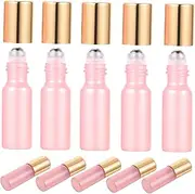 OATIPHO 10 pcs Refillable Glass Roller Bottles Leak Essential Oil Containers for Travel Portable Design for Perfume Aromatherapy Convenient and