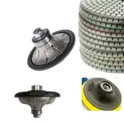 1/2" Demi 3/4" Ogee Bullnose profiler 90 granite marble stone polish pad buffer