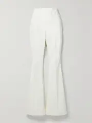 [AKRIS] AKRIS - Cotton-blend Twill Flared Pants - White - US2 US 2 White