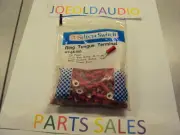 Selecta Switch Red Insulated Ring Tongue Terminal ST-6A-BG 100-Pack
