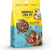 RawMix50 Premium Freeze-Dried Raw Grass-Fed Beef Recipe Dog Food, Protein Rich, Includes Kibble, Non-GMO, No Wheat or Corn, 340g
