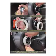 1set/4pcs Car Air Conditioner Air Vent Trim Cover for Smart 453 Four Two Interior Outlet Frames Black