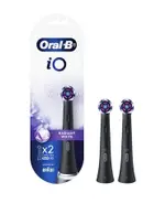 iO Radiant White Replacement Brush Heads 2 Pack - Black