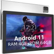 Tablets 10 Inch Android 11 Tablet, 4GB RAM 64GB ROM 1.8GHZ Quad-Core Processor 8