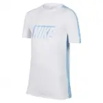 【NIKE 耐吉】上衣 大童 男童 女童 短袖上衣 運動 K NK DF ACD23 SS TOP GX HBR 白藍 FN8278-100