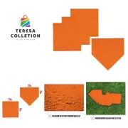 MLB Baseball Base Set - Throw Down Rubber Bases for Baseball + Softball with ...