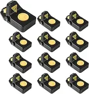 Mouse Traps, Mice Traps for House Indoor Outdoor， Reusable Mousetrap Quick Effective Mouse Catcher for Home (Yellow-12S)