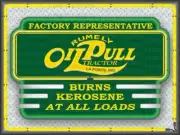 Rumley Oil Pull Tractor Factory Representative 9" x 12" Metal Sign