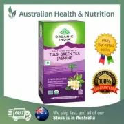 ORGANIC INDIA TULSI (HOLY BASIL) JASMINE 25 TEABAGS + FREE SHIPPING & SAMPLE