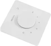 HEALEEP Volume Control Switch Speaker Selector Switch Volume Adjustment Switch Audio Volume Panel Adjustable Tone Switch Volume Control Panel Speaker Audio Panel Audio Switch Plastic White