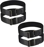 [VERDANVERSE] 4pcs Anti-slip Sleeve Cuffs Elastic Arm Bands for Men Women Shirt Holders Comfortable Nylon Armbands